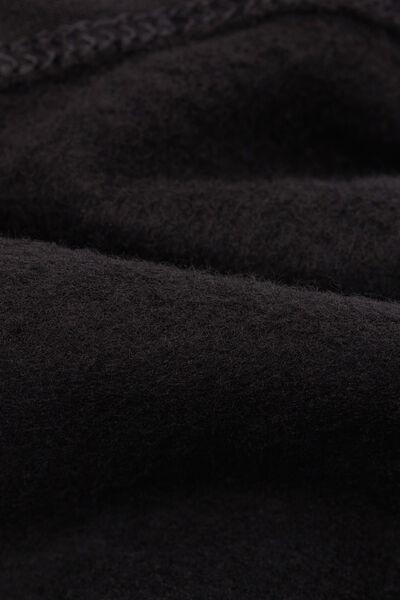 Black Thermal Leggings, Kids Girls, Black, large image number 5