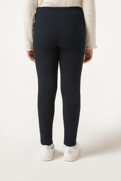 Blue Thermal Leggings, Kids Girls, , large image number 2