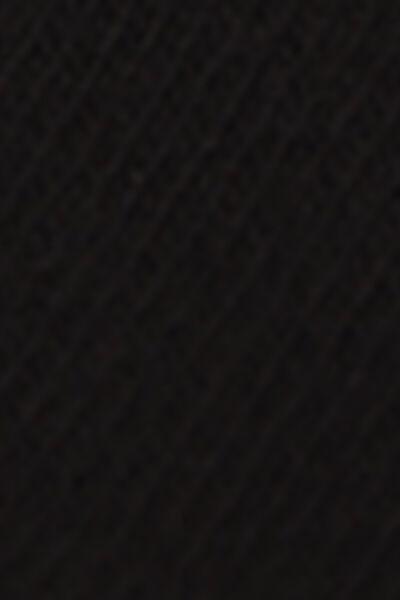 Black Breathable Cotton Long Socks, Kids Unisex, Black, medium