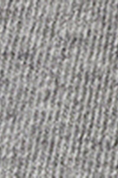 Grey Breathable Cotton Long Socks, Kids Unisex, Grey Blend, large image number 2