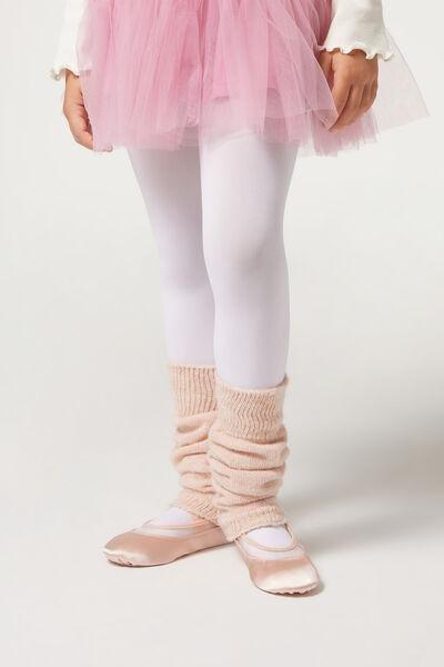 Pink Soft Glitter Leg Warmers, Kids Girls, 5501_255D, large image number 1