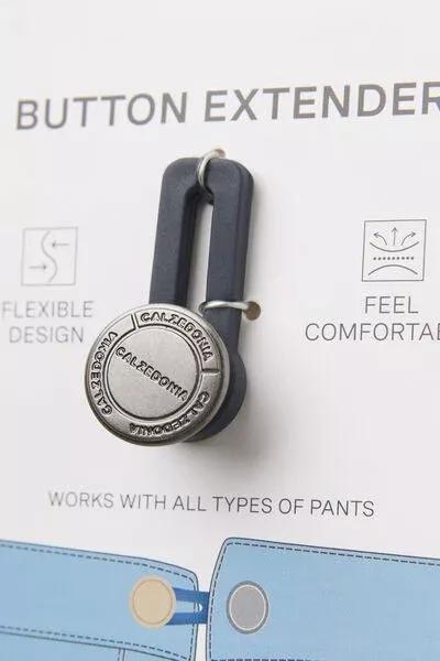 Navy Cotton Button Extender, Blue, large image number 1