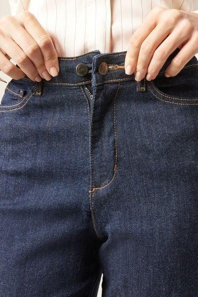 Navy Cotton Button Extender, Blue, large image number 2