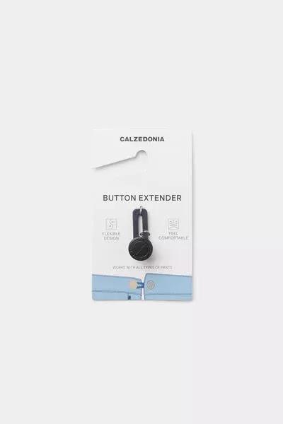 Black Cotton Button Extender, Black, large image number 0