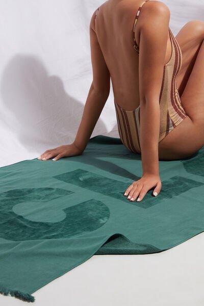 River Green Beach Towel, Women - One-Size, , large image number 0