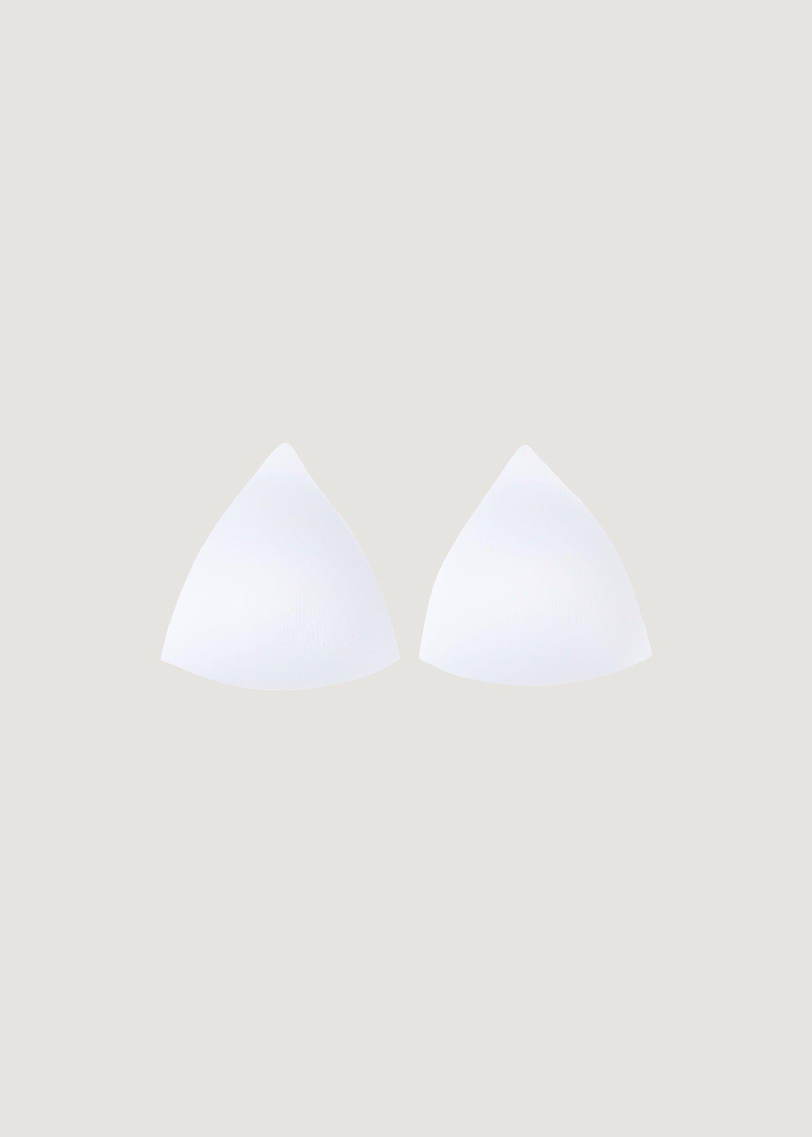 White Triangle Bikini Inserts, , large image number 0