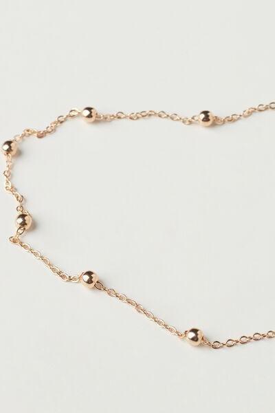 Gold Body Chain Necklace, , large image number 1