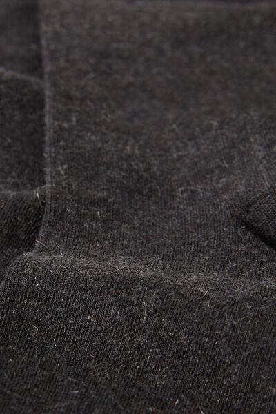 Grey Seamless Cashmere Short Socks, , large image number 1