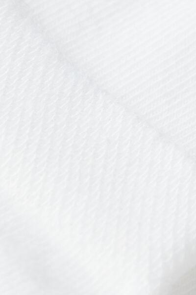 White Trim Detail Short Socks, , large image number 2
