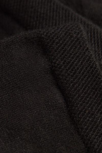 Black Trim Detail Short Socks, , large image number 2