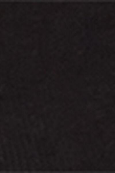 Black Trim Detail Short Socks, Black, large image number 3