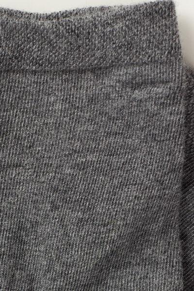 Grey Trim Detail Short Socks, , large image number 1