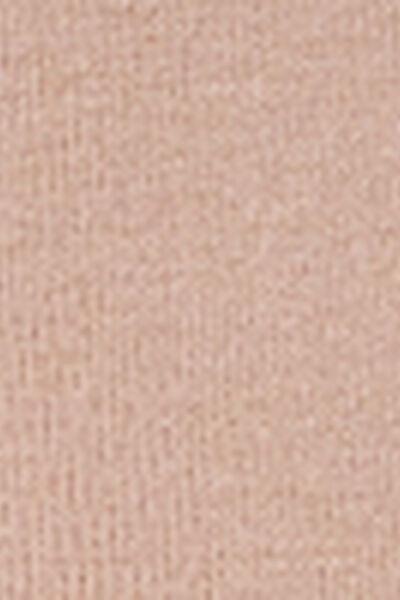 Beige Trim Detail Short Socks, 5501_154D, large image number 2