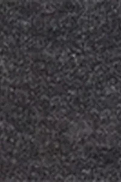 Grey Trim Detail Short Socks, Charcoal Grey Blend, large image number 2