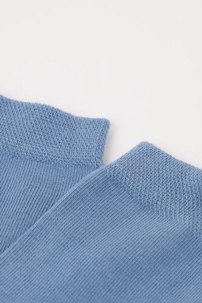 Blue Trim Detail Short Socks, , large image number 1