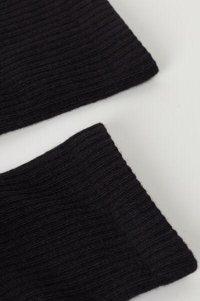 Black Short Sport Socks, Women - One-Size, , large image number 1