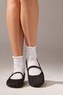 Calzedonia - WHITE Seamless Short Socks with Linen