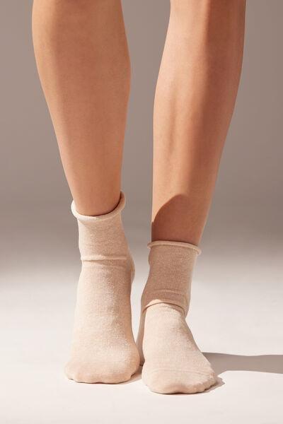 Calzedonia - NATURAL Seamless Short Socks with Linen