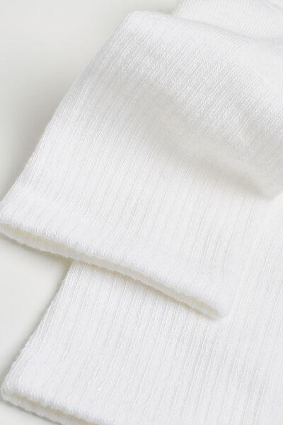 Calzedonia - White Sport Cashmere Short Socks ,Women