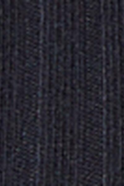Navy Short Cashmere Socks, Blue, large image number 2