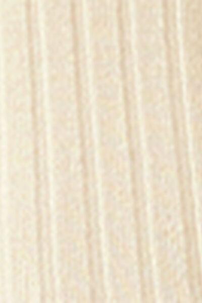Cream Cashmere Short Socks, Milk White, large image number 3