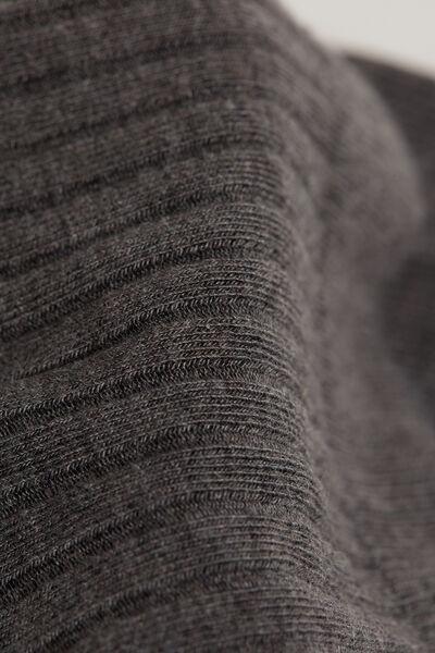 Grey Cashmere Short Socks, , large image number 1