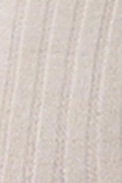 Cream Short Socks, Milk White, large image number 3