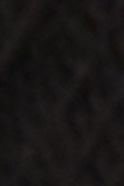 Black Ribbed Short Cotton Socks, Black, large image number 3