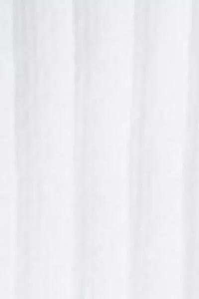 White Ribbed Short Socks, White, large image number 6