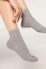 Calzedonia - MID GREY BLEND Ribbed Short Socks