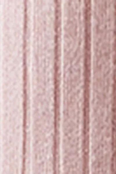 Pink Ribbed Short Socks, 5501_429D, large image number 2