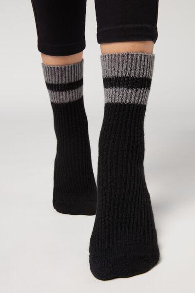 Brown Non-Slip Short Socks, , large image number 0