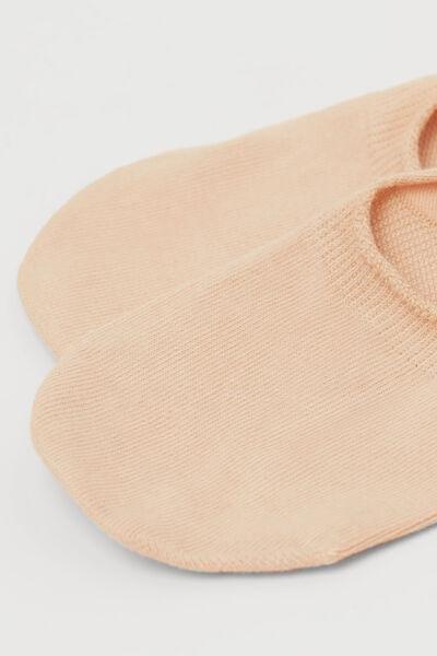 Nude Unisex Invisible Socks, , large image number 1