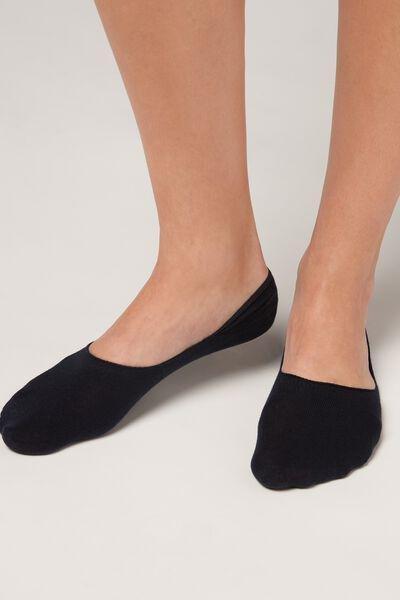 Navy Invisible Socks, , large image number 0