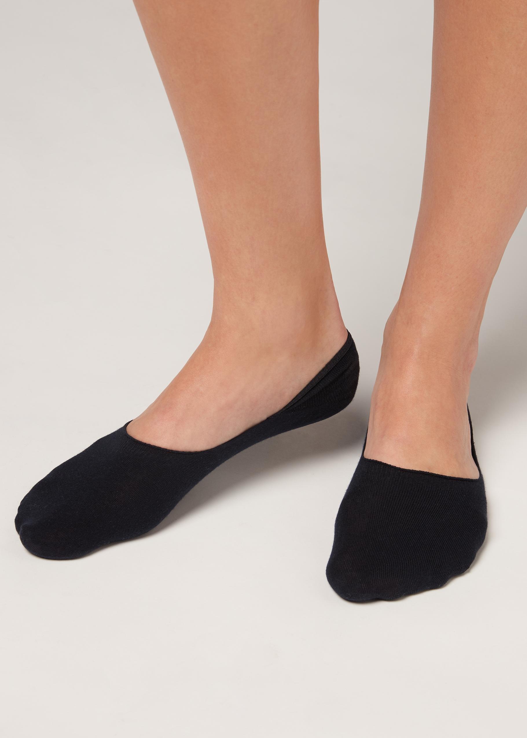 Navy Invisible Socks, , large image number 2