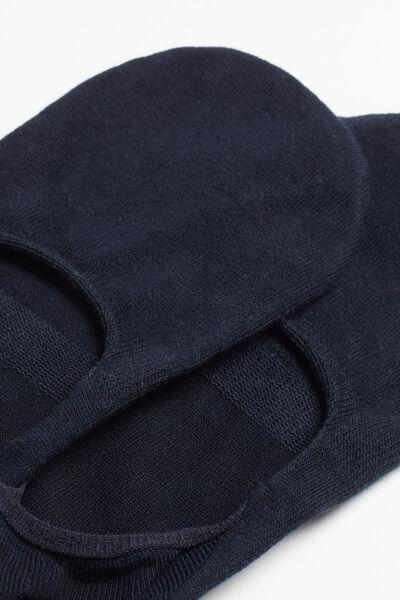 Navy Invisible Socks, , large image number 5