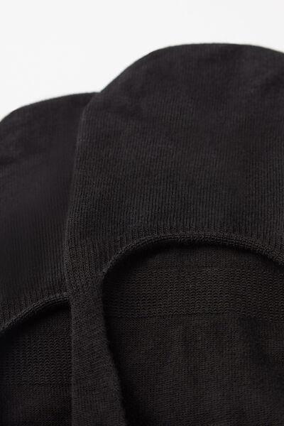 Black Invisible Socks, , large image number 2