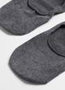 Calzedonia - Grey Blend Cotton Invisible Socks, Unisex