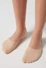 Natural Nude Cotton Invisible Socks, Unisex