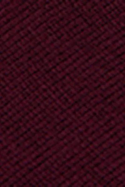 Burgundy Raw Edge Wool Short Socks, 5501_174D, large image number 2