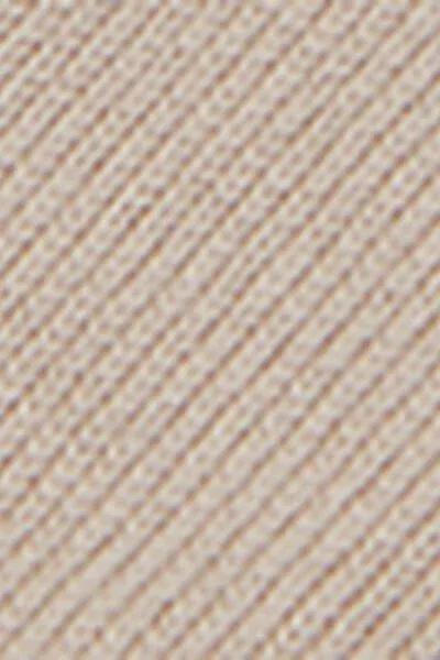 Beige Raw Edge Wool Short Socks, 5501_9985, large image number 2