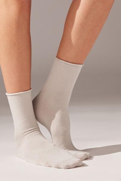 Grey Short Socks, 5501_9984, large image number 0
