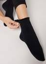 Calzedonia - Blue Short Cotton Thermal Socks, Women