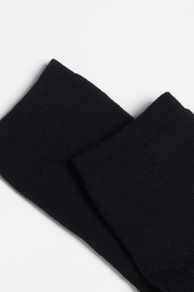 Black Short Thermal Socks, Black, large image number 2