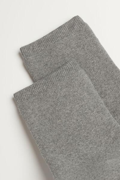 Calzedonia - Grey Blend Short Cotton Thermal Socks