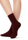 Red Short Cotton Thermal Socks