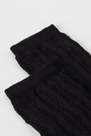 Calzedonia - Black Openwork Cotton Socks, Women - One-Size