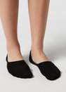 Calzedonia - Black Cotton Invisible Socks, Unisex