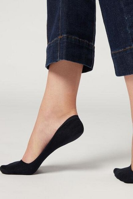 Calzedonia - Blue Invisible Low Cut Socks, Women