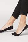 Calzedonia - Black Cotton Invisible Socks With Silicone Edge, Women